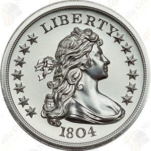 Intaglio Mint Draped Bust Dollar 2 oz .999 fine silver round