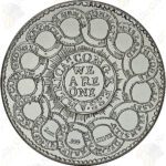 Intaglio Mint Continental Curency 2 oz .999 fine silver round