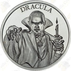 Intaglio Mint "Dracula" 2 oz .999 fine silver round