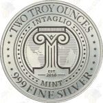 Intaglio Mint "Dracula" 2 oz .999 fine silver round
