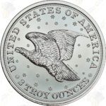 Intaglio Mint Gobrecht Dollar 2 oz .999 fine silver round