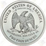 Intaglio Mint Trade Dollar 2 oz .999 fine silver round