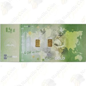 Nadir "CashGold" KaratPay -- 0.2 grams .9999 fine gold