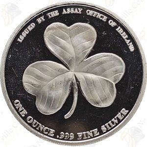 2016 Ireland 1 oz .999 fine silver Shamrock