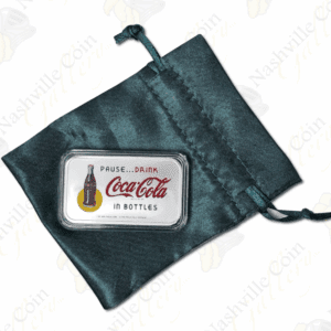 Coca-Cola 1-oz .999 fine silver Bathing Beauty colorized bar