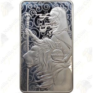 The Royal Mint 10 oz .999 fine silver "Una and the Lion" bar