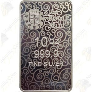 The Royal Mint 10 oz .999 fine silver "Una and the Lion" bar