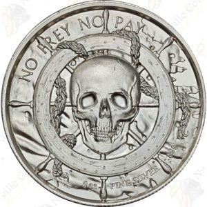 Elemetal "Privateer" Series (#2) 2 oz .999 fine silver Siren