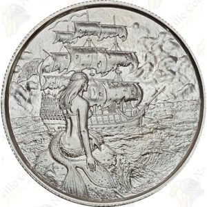 Elemetal "Privateer" Series (#2) 2 oz .999 fine silver Siren