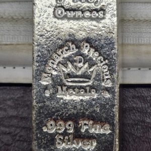 Monarch Precious Metals 5 oz .999 fine silver bar