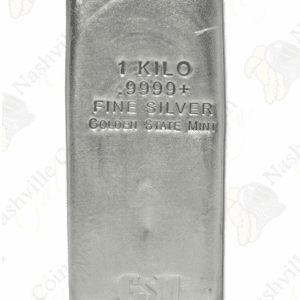 Golden State Mint 1 kilo .9999 fine silver bar